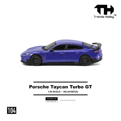 Trends Hobby 1:64 Porsche Taycan Turbo GT Purple