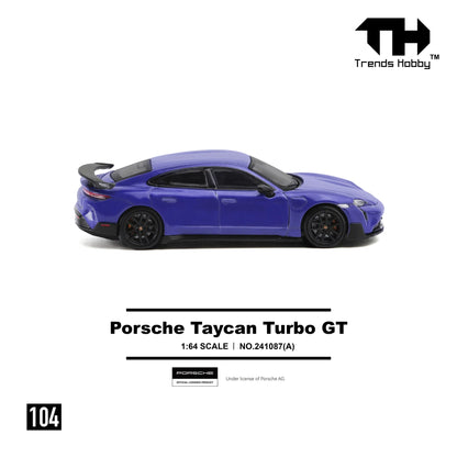 Trends Hobby 1:64 Porsche Taycan Turbo GT Purple