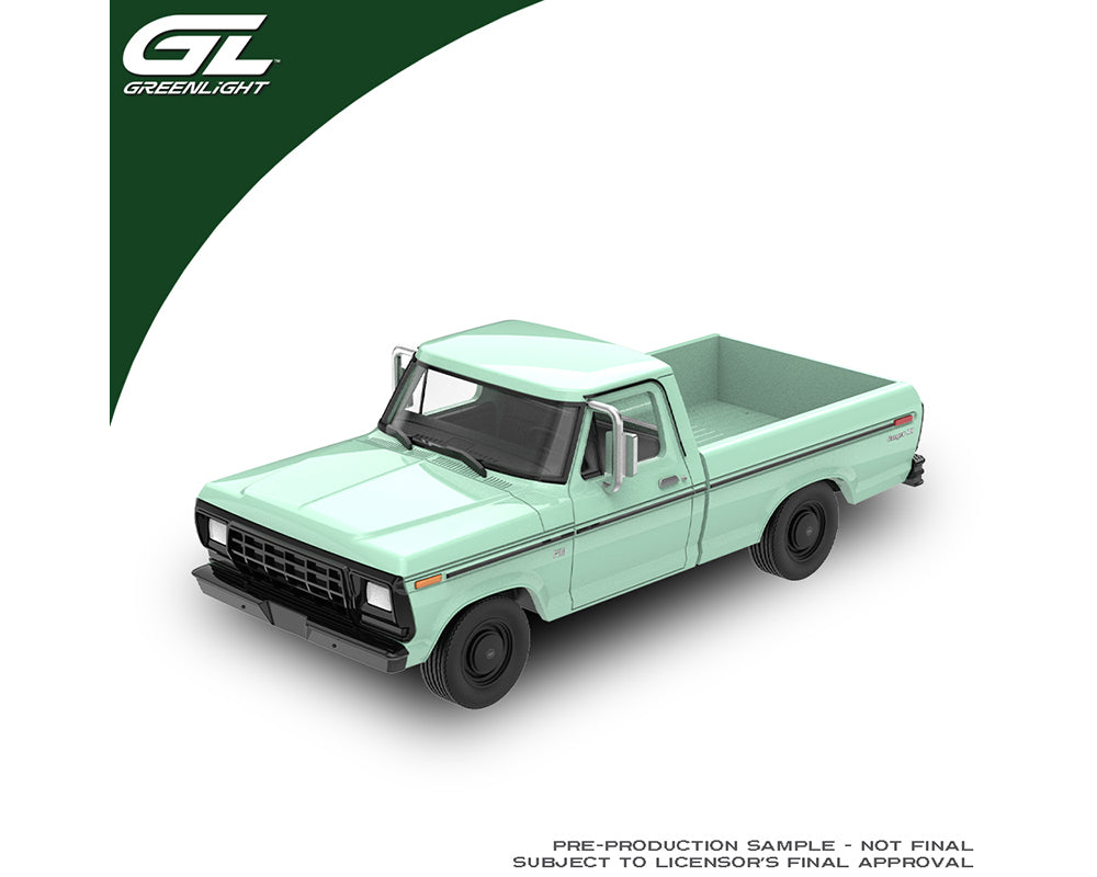 Greenlight 1:64 1979 Ford F-100 Ranger Pickup Light Jade 30613