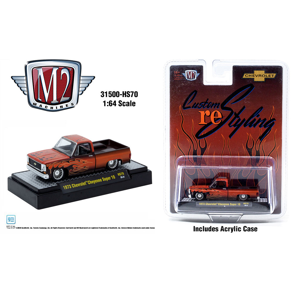 M2 Machines 1:64 1973 Chevrolet Cheyenne Super 10 Custom Re Styling