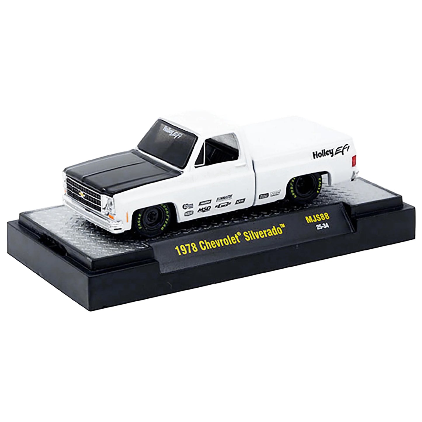 M2 Machines 1:64 1978 Chevrolet Silverado Holley Custom White