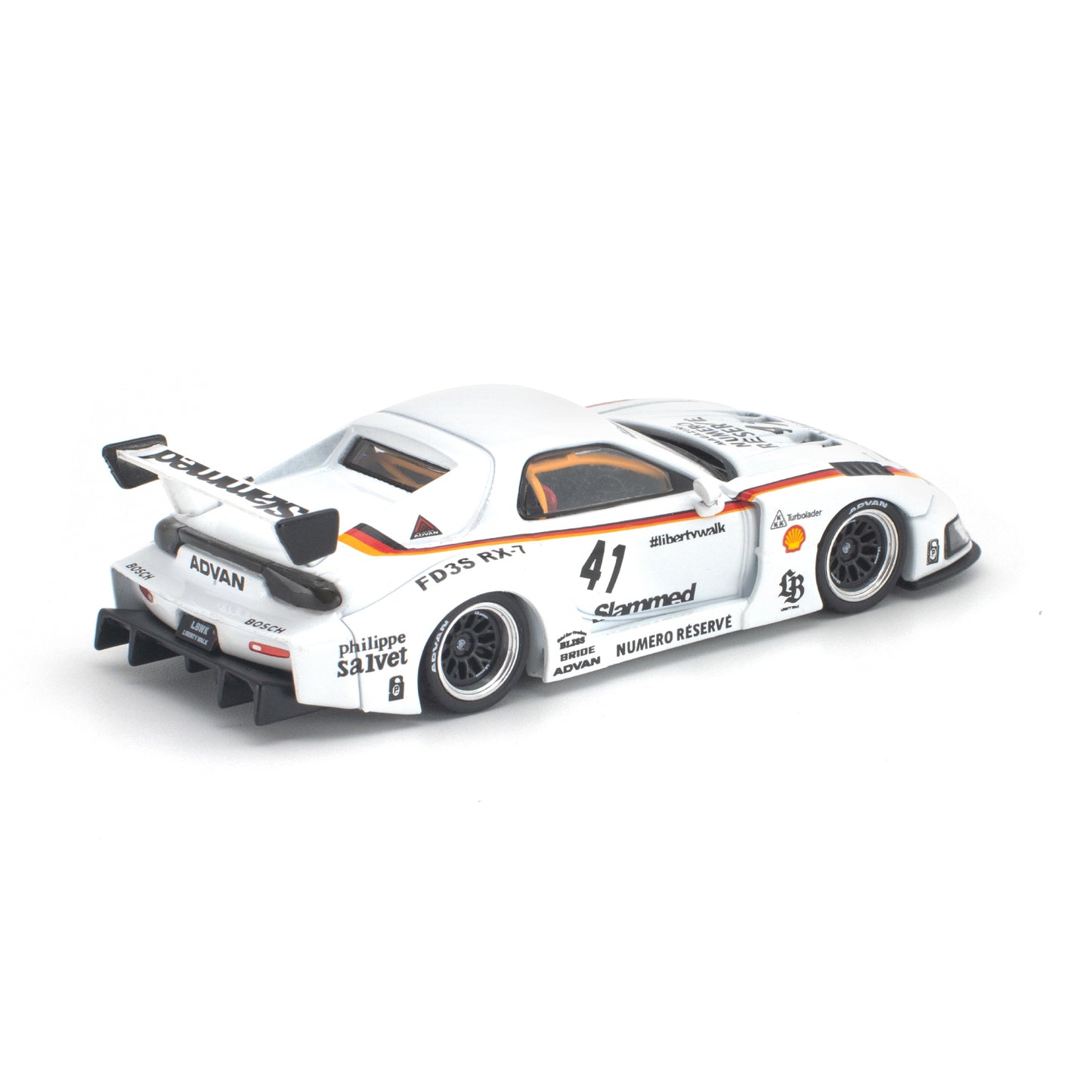 [PRE ORDER] Pop Race 1:64 LB Super Silhouette RX7 FD3S White