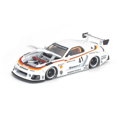 [PRE ORDER] Pop Race 1:64 LB Super Silhouette RX7 FD3S White