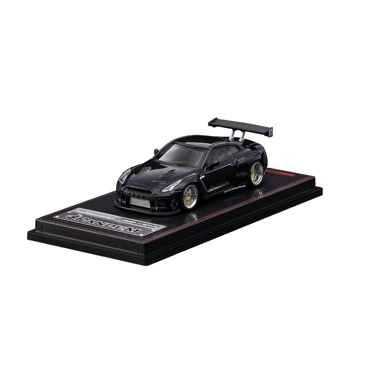 [PRE ORDER] Ignition Model 1:64 Pandem R35 GT-R Black Metallic