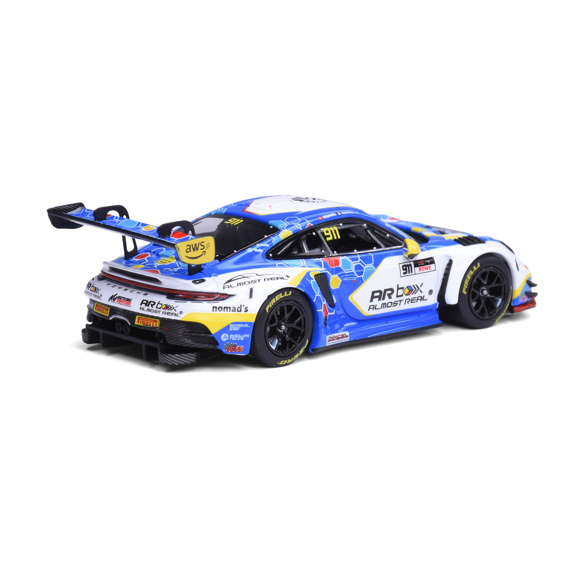 Almost Real 1:64 Porsche 911 GT3 R 2026 GT World Challenge Asia Sepang #911 Presentation Car