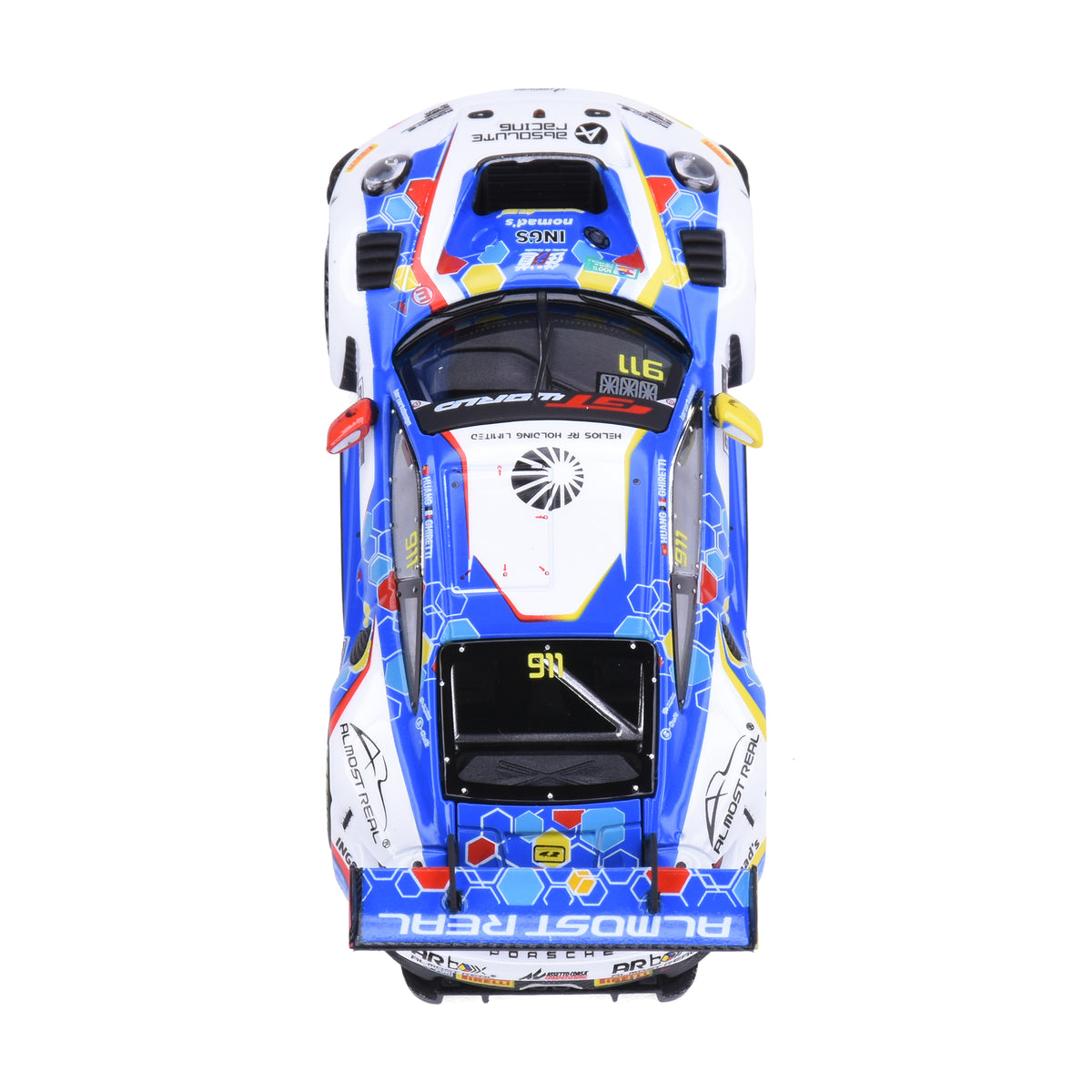 Almost Real 1:64 Porsche 911 GT3 R 2026 GT World Challenge Asia Sepang #911 Presentation Car