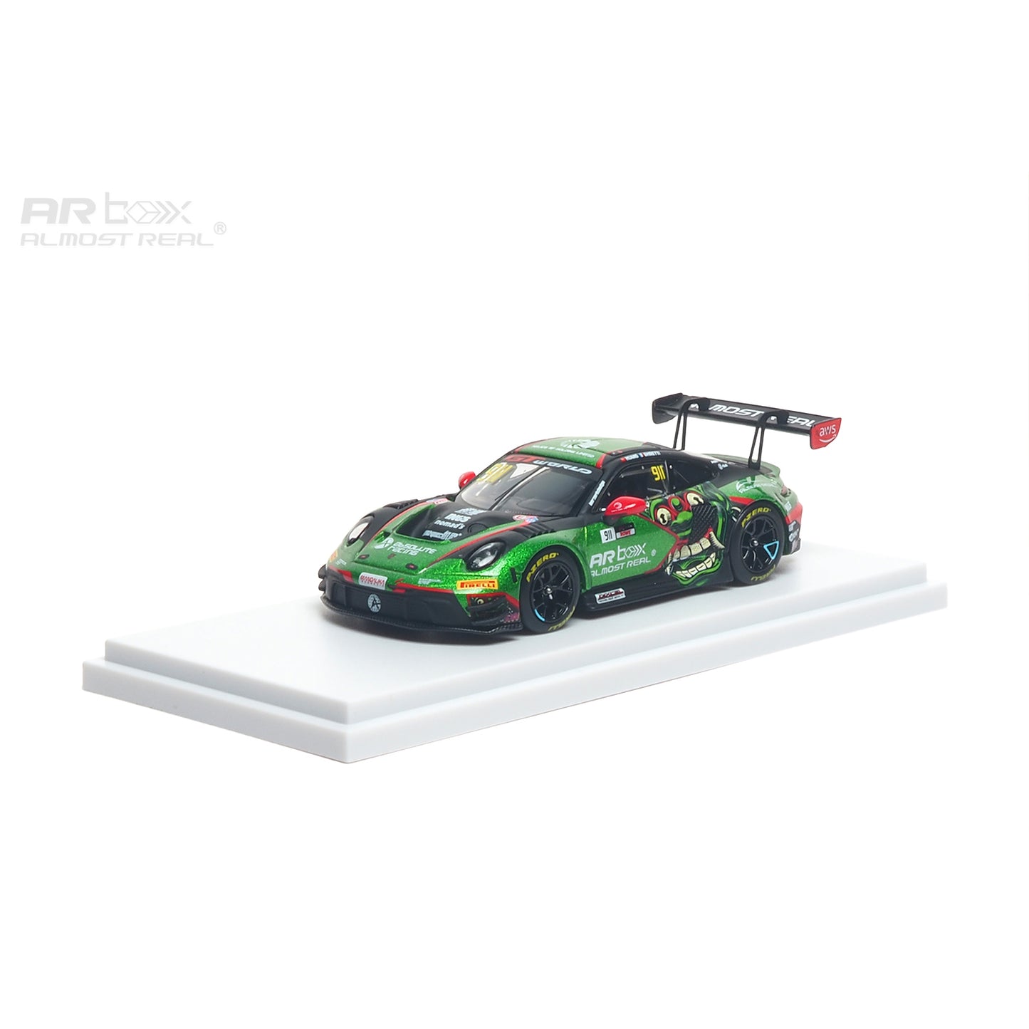 [PRE ORDER] Almost Real 1:64 Porsche 911 GT3 R 2026 GT World Challenge Asia Mandalika #911