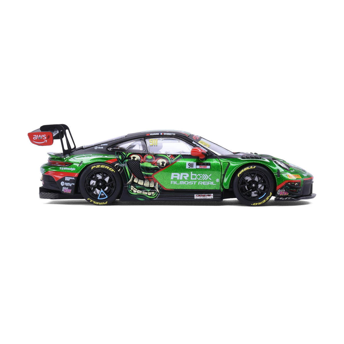 Almost Real 1:64 Porsche 911 GT3 R 2026 GT World Challenge Asia Mandalika #911