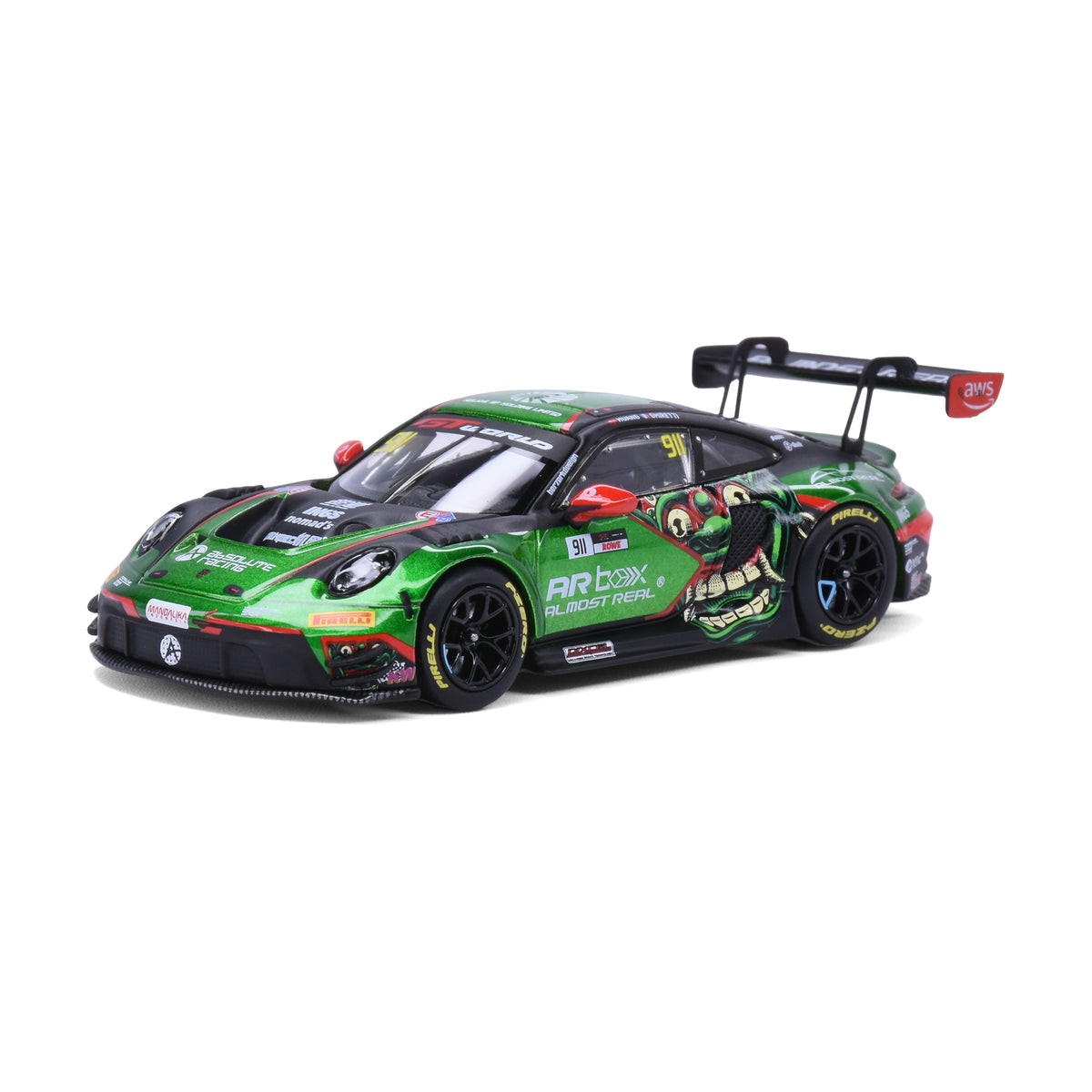 Almost Real 1:64 Porsche 911 GT3 R 2026 GT World Challenge Asia Mandalika #911