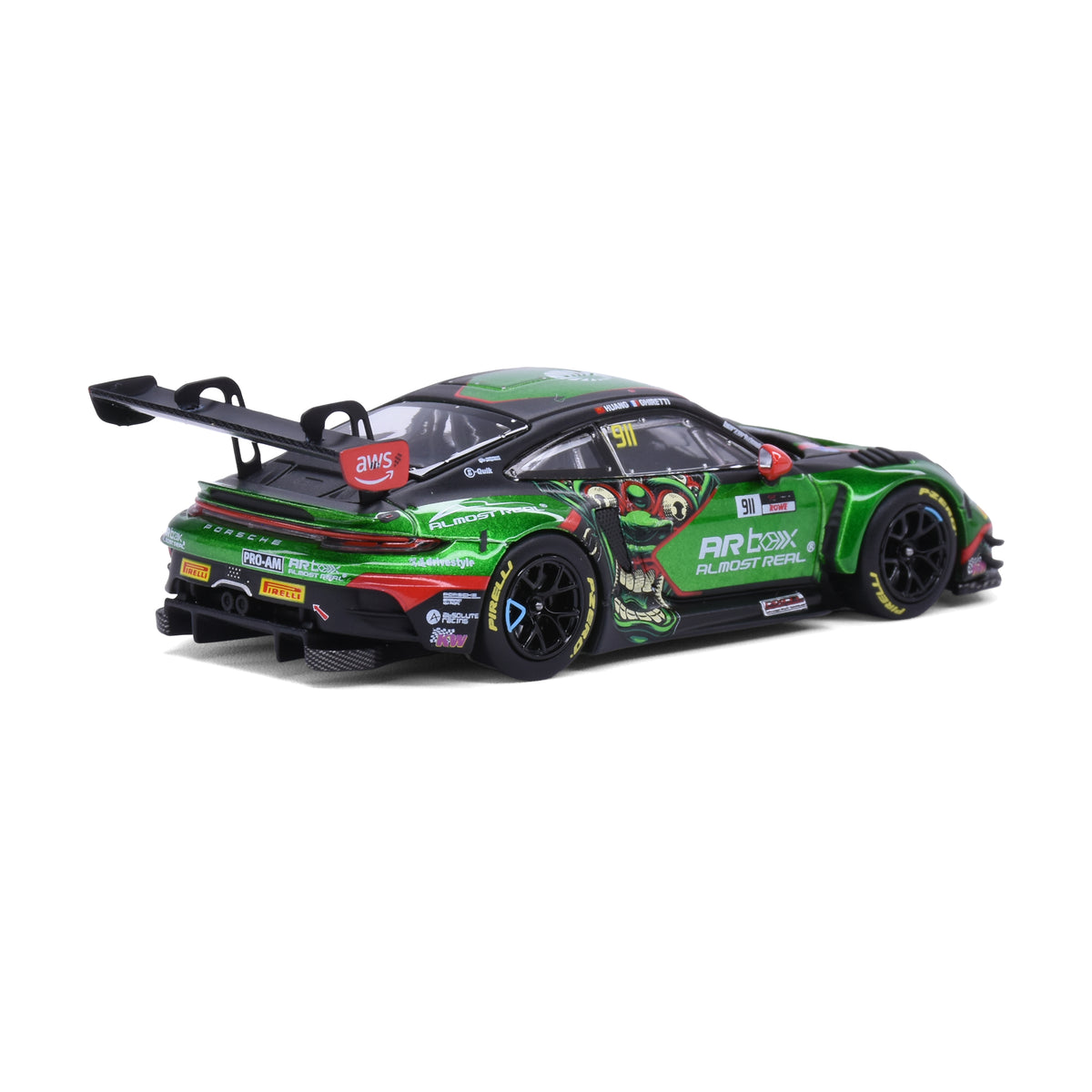 Almost Real 1:64 Porsche 911 GT3 R 2026 GT World Challenge Asia Mandalika #911