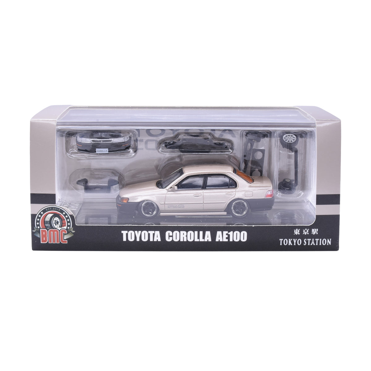 BMC 1:64 Toyota Corolla AE100 Champagne Canadian DieCast Expo 2026