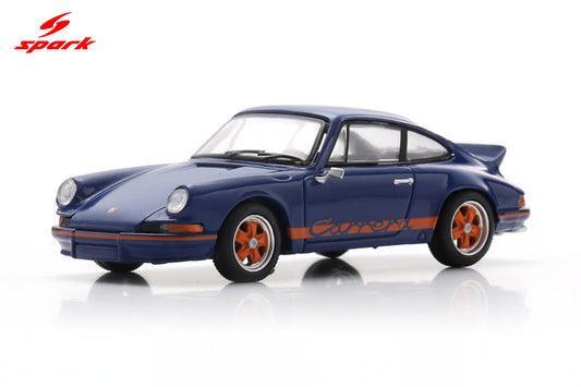 Spark 1:64 Porsche 911 2.7 RS Blue with Orange Stripe