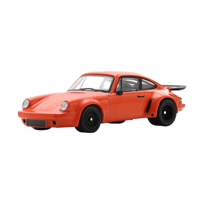 Spark 1:64 Porsche 911 3.0 RSR Jagermeister Orange with Black Wheels