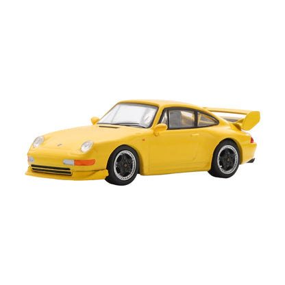 Spark 1:64 Porsche 911 (993) RS Clubsport Yellow with Black Wheels