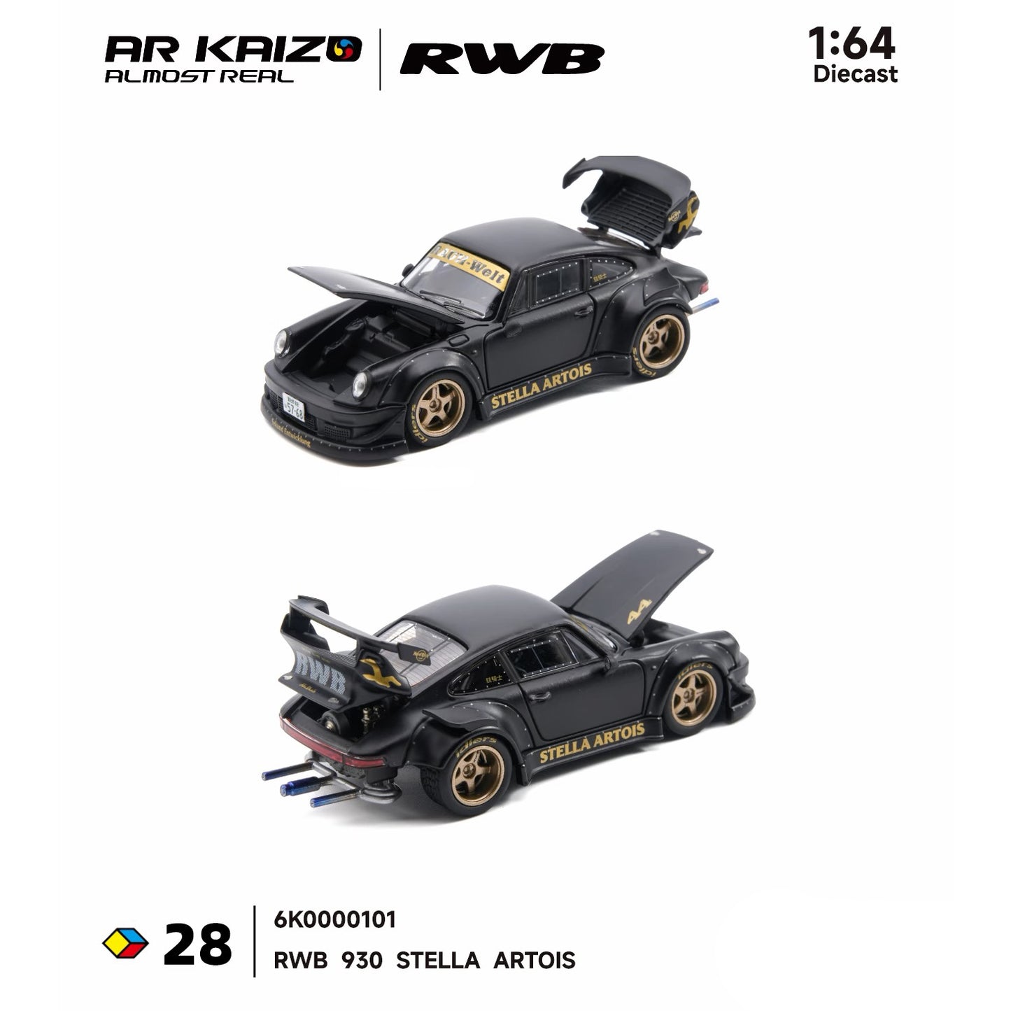 [PRE ORDER] Almost Real 1:64 RWB 930 Stella Artois Kaizo