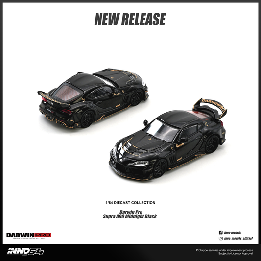 [PRE ORDER] Inno64 1:64 Darwin Pro Supra A90 Gloss Black