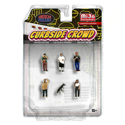 American Diorama 1:64 Figures Curbside Crowd Figures Set MiJo Exclusive