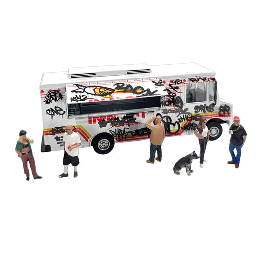 American Diorama 1:64 Figures Curbside Crowd Figures Set MiJo Exclusive