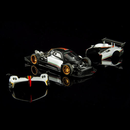 [PRE ORDER] Almost Real 1:64 Pagani Zonda R White with Italian Livery HEC 2026