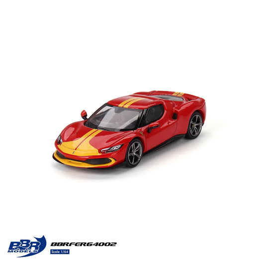 BBR Models 1:64 Ferrari 296 GTB Assetto Fiorano Rosso Corsa BBRFER64002