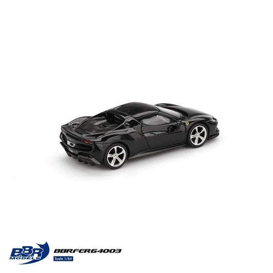 BBR Models 1:64 Ferrari 296 GTB Nero Daytona BBRFER64003