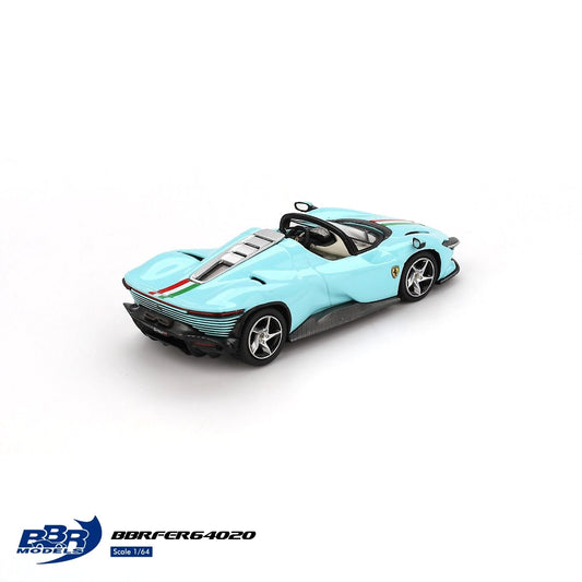 BBR Models 1:64 Ferrari Daytona SP3 Light Blue BBRFER64020