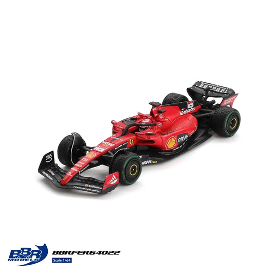 BBR Models 1:64 Ferrari F1 SF23 #16 C. Leclerc 2023 Monaco GP