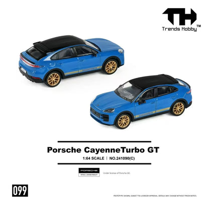 Trends Hobby 1:64 Porsche Cayenne Turbo GT Blue 241090C