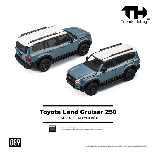 Trends Hobby 1:64 Toyota Land Cruiser 250 Blue 241079B
