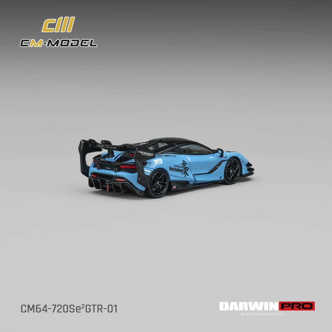 [PRE ORDER] CM Model 1:64 DarwinPRO 720Se²GTR-01 Unchained Blue