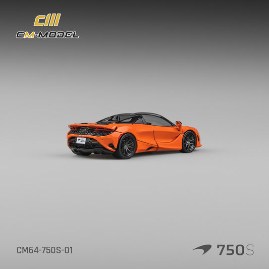 [PRE ORDER] CM Model 1:64 Mclaren 750S Spider Ember Orange