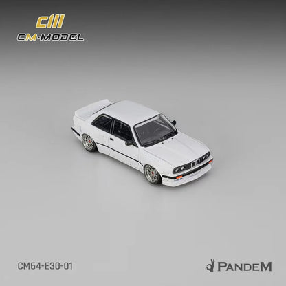 CM Model 1:64 Pandem M3 E30 Pearl White