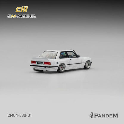 CM Model 1:64 Pandem M3 E30 Pearl White