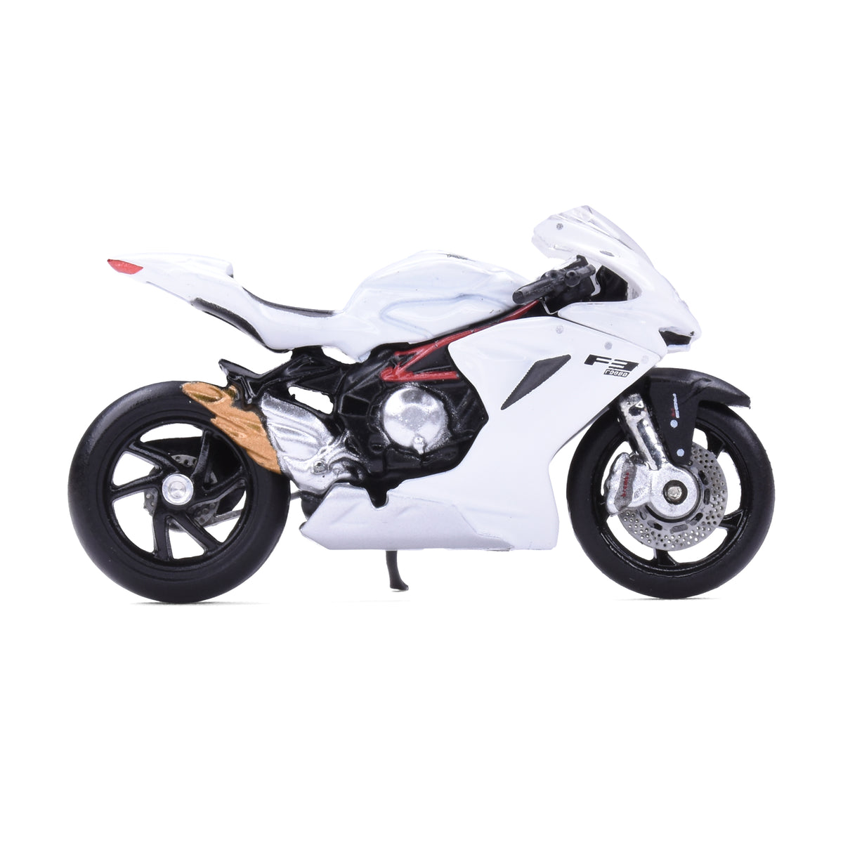 CM Model 1:64 MV Agusta F3 Rosso White with Show Girl