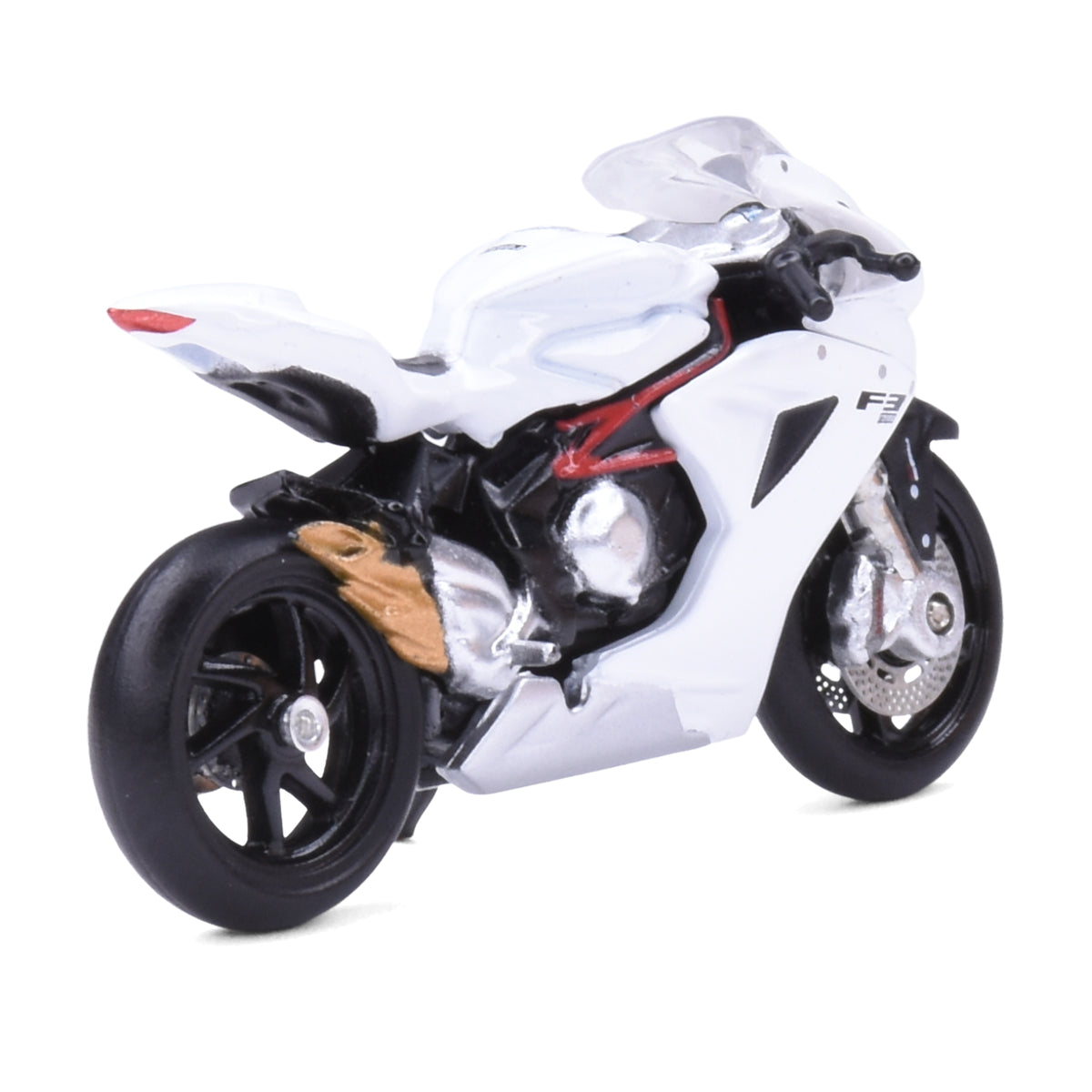 CM Model 1:64 MV Agusta F3 Rosso White with Show Girl