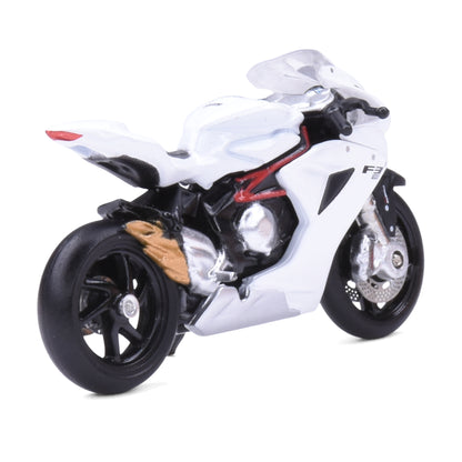 CM Model 1:64 MV Agusta F3 Rosso White with Show Girl
