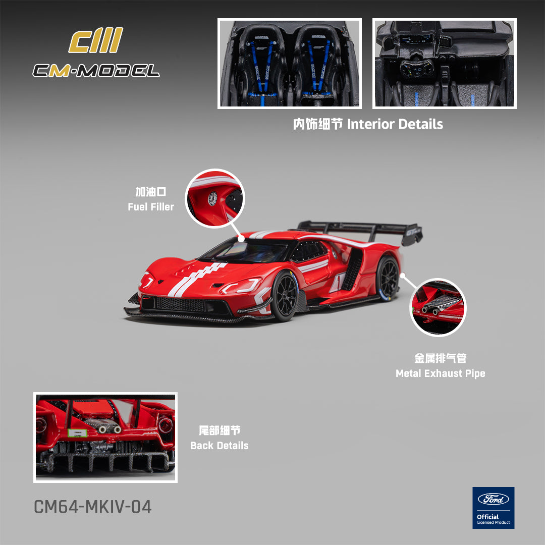 [PRE ORDER] CM Model 1:64 Ford GT MK IV Rangoon Red