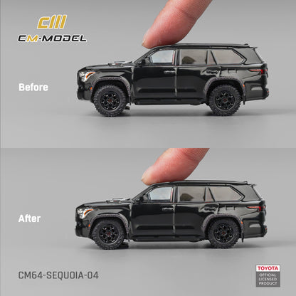 [PRE ORDER] CM Model 1:64 Toyota Sequoia Midnight Black
