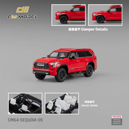 CM Model 1:64 Toyota Sequoia Red
