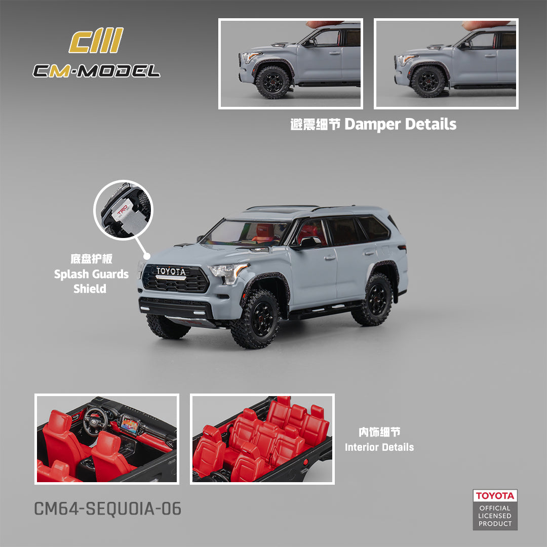 CM Model 1:64 Toyota Sequoia Gray
