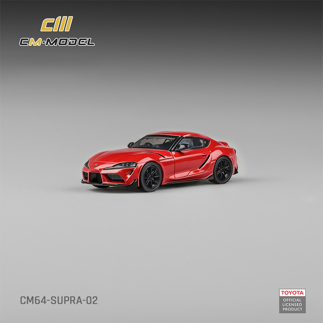 [PRE ORDER] CM Model 1:64 Toyota GR Supra Renaissance Red 2.0