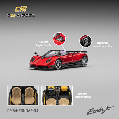 [PRE ORDER] CM Model 1:64 Pagani Zonda F Rosso Dubai