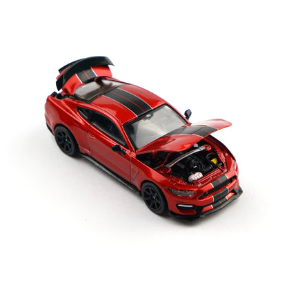 [PRE ORDER] Pop Race 1:64 Ford Mustang Shelby GT350R Race Red