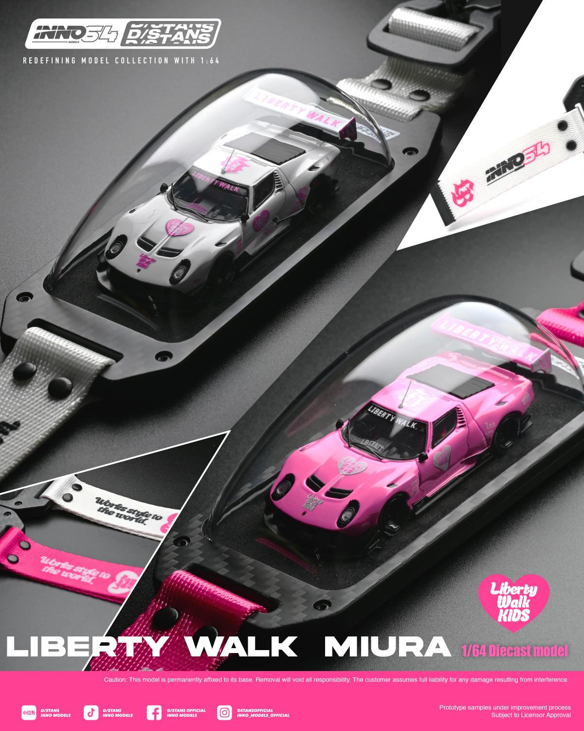 [PRE ORDER] Inno64 x D/Stans 1:64 LB-Silhouette Works Miura GT