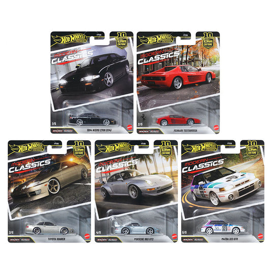 Hot Wheels Premium 1:64 Car Culture Modern Classics Set of 5