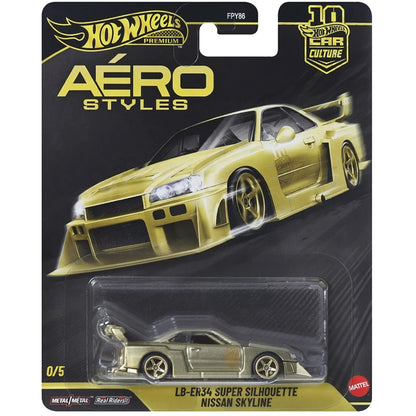 [PRE ORDER] Hot Wheels Premium 1:64 Car Culture Aéro Styles Case U Set of 5 FPY86-961U
