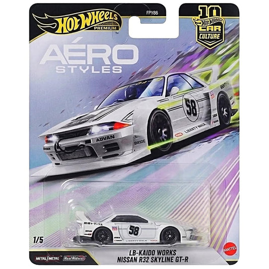 [PRE ORDER] Hot Wheels Premium 1:64 Car Culture Aéro Styles Case U Set of 5 FPY86-961U