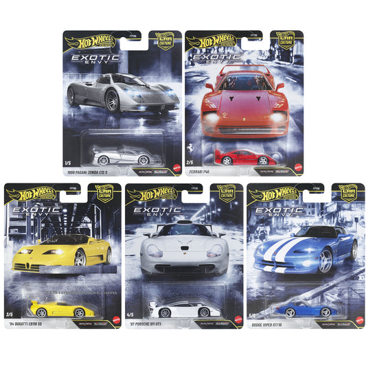 Hot Wheels Car Culture Exotic Envy Case B FPY86-962B