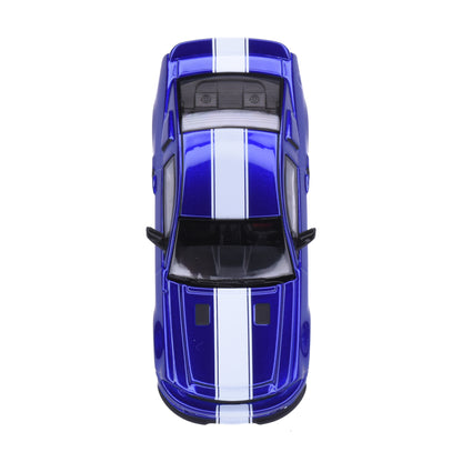 Motorhelix 1:64 2007 Ford Mustang Shelby GT500 Super Snake Metallic Blue