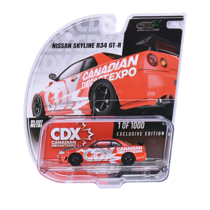 Greenlight 1:64 Nissan Skyline R34 GT-R Canadian DieCast Expo 2026